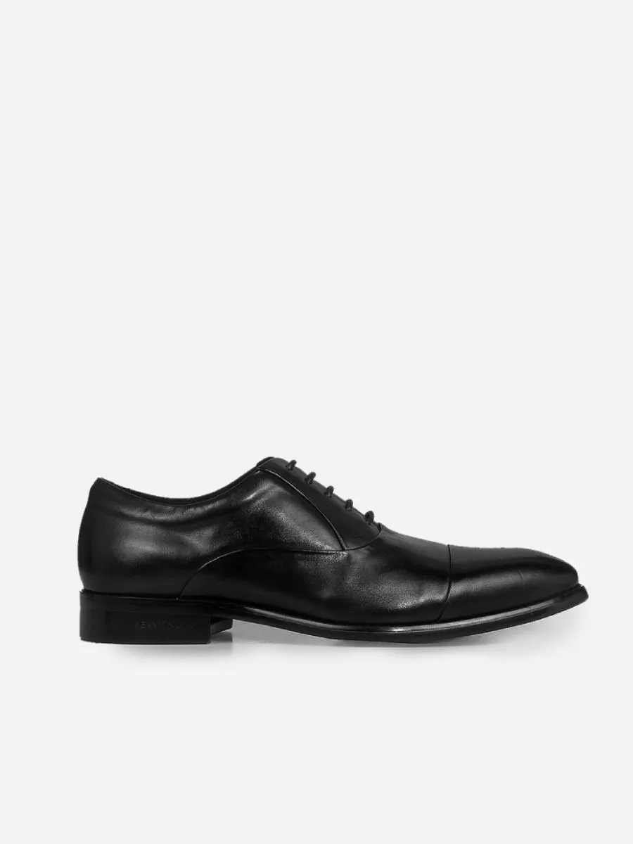 KENNETH COLE MEN'S OXFORD SHOES ETHAN / BLACK