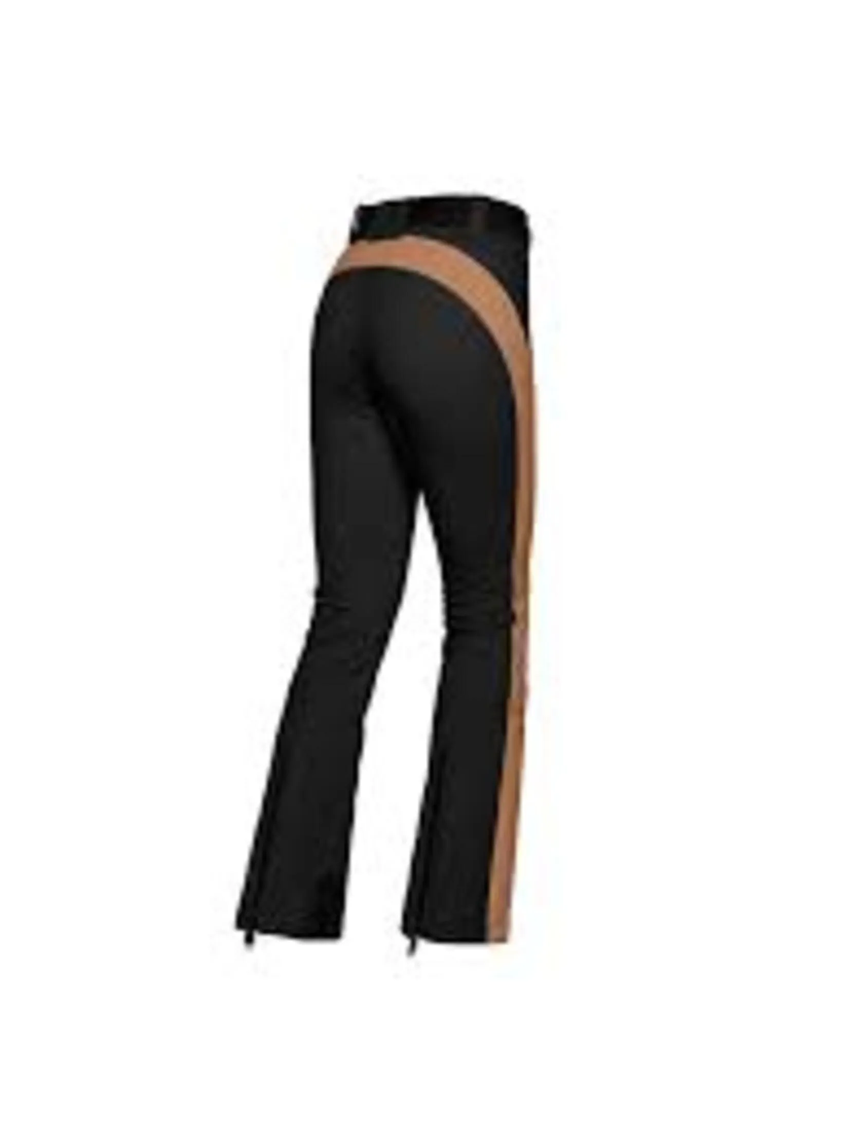 GOLDBERGH RUNNER SKI PANTS IN BLACK/TOFFEE