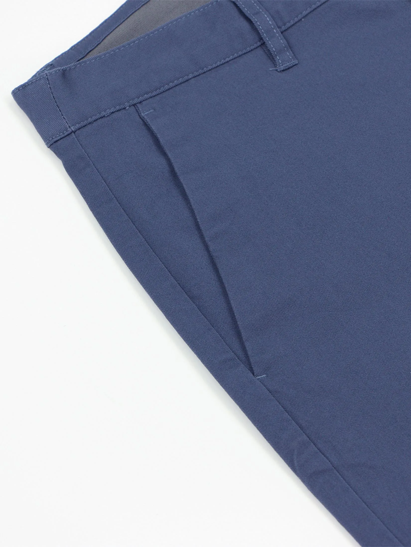 GIORDANO Men's Low-Rise Super Stretch Pants (180° Elastic Waistband) Cavalry blue