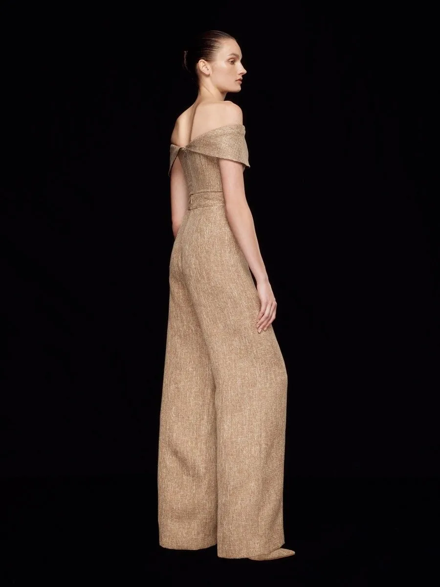 ASAVA ( SS24 )Iris Pleat Front Women Pants Beige