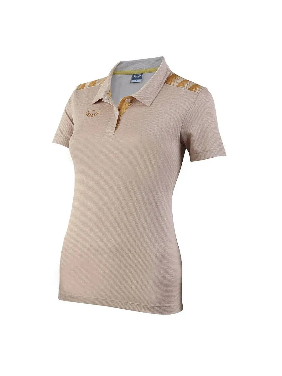 GRAND SPORT Brown Women Polo Shirt (012794)