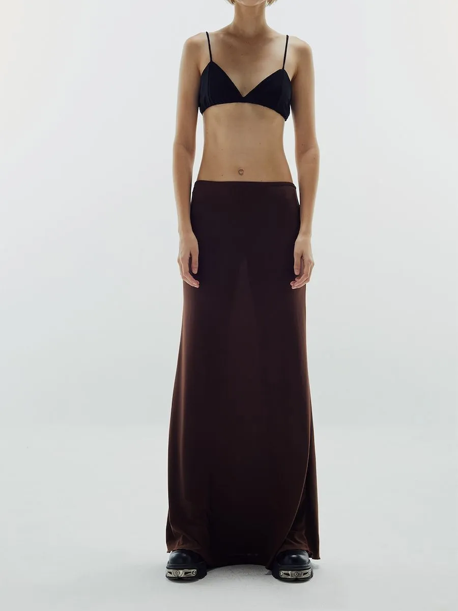 BLACKDOG BKK Women Dark brown everyday skirt