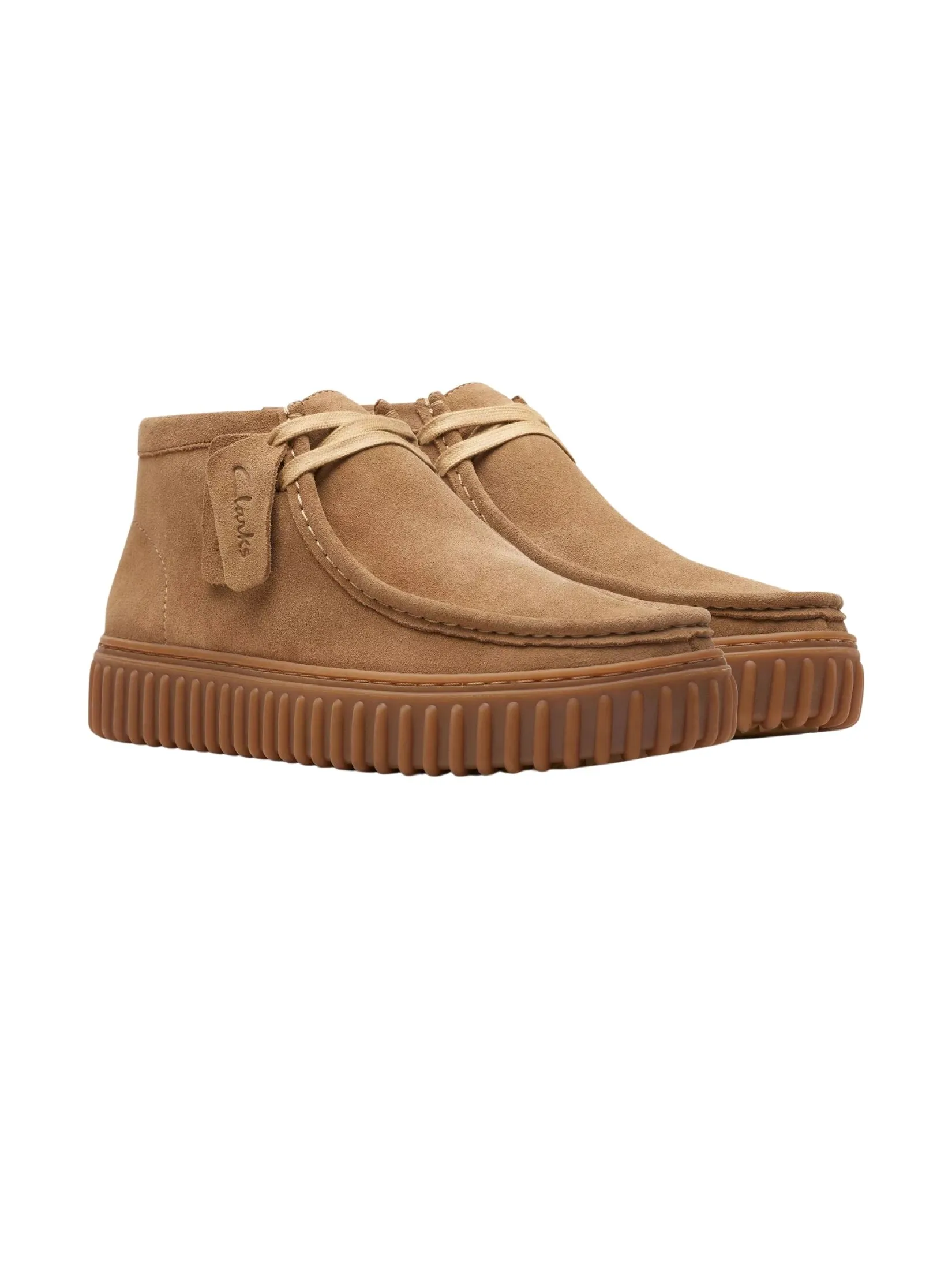 CLARKS TORHILL HI Dark Sand Suede Men’s Suede Boots