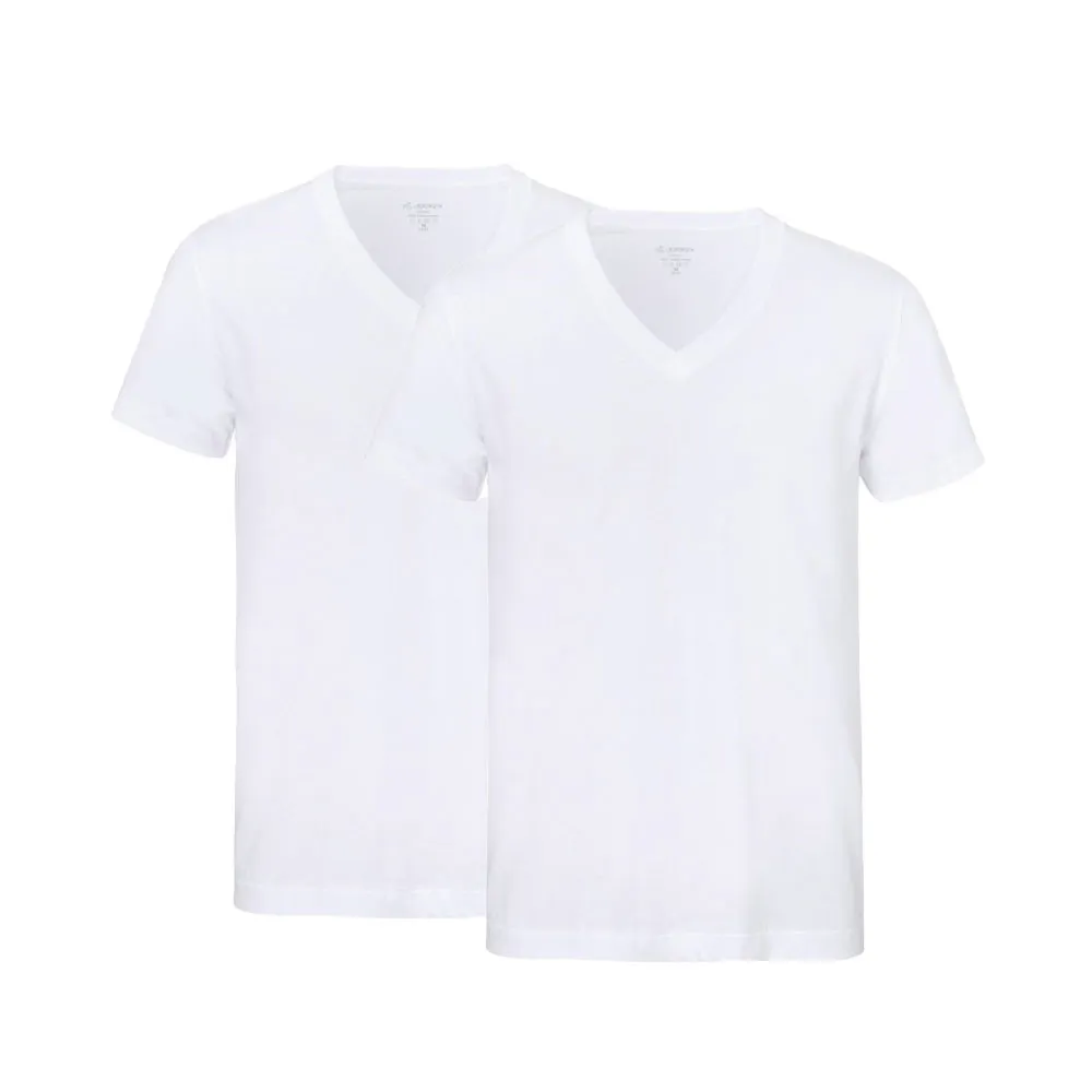 JOCKEY UNDERWEAR CLASSIC KU 1714CS V NECK WHITE PACK2