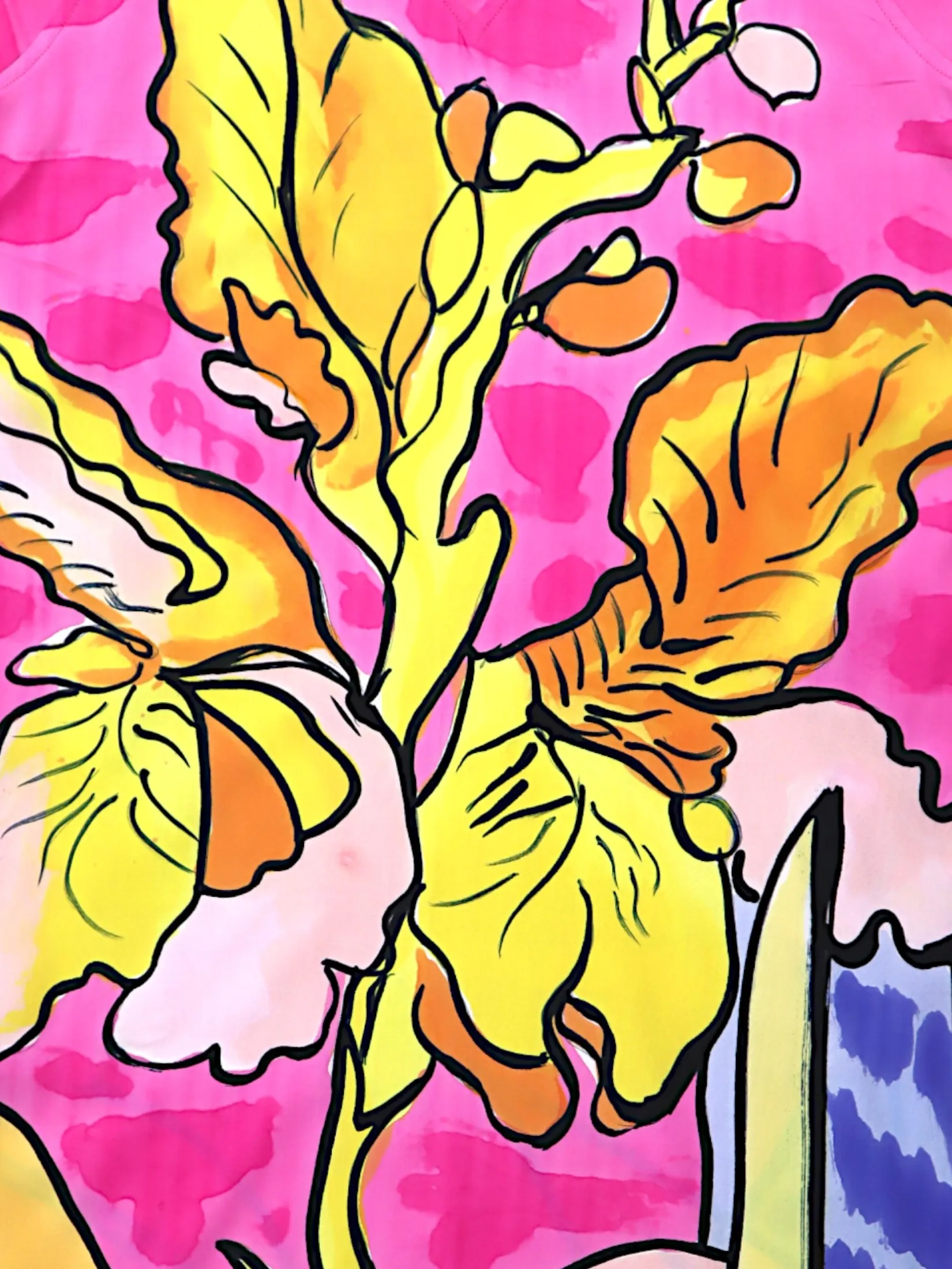 YODYOKO Woman Sleeveless Dress - Pink : Iris of the Dawn