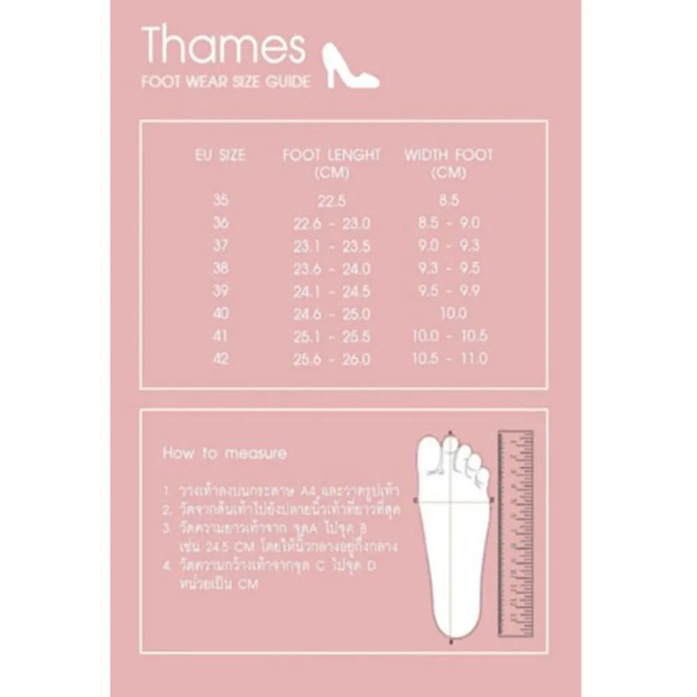 THAMES Women 2.5 Inch High Heel Shoes Black