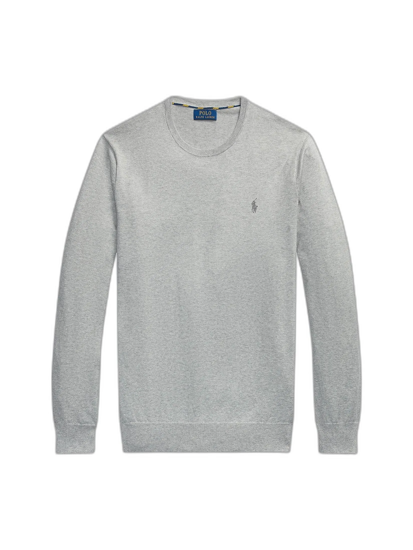 POLO RALPH LAUREN Slim Fit Cotton Sweater  MNPOSWE16820307 Grey
