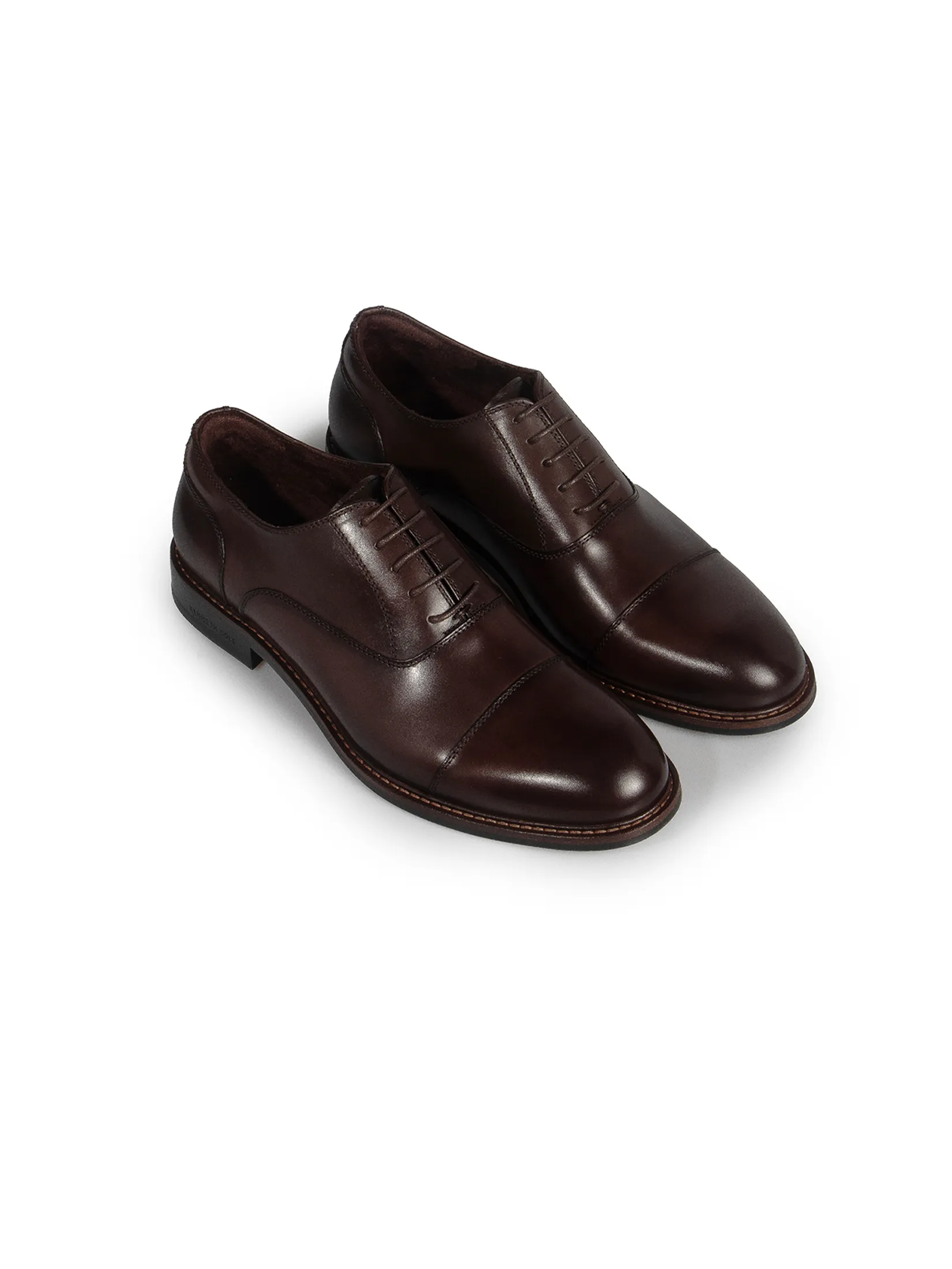 KENNETH COLE MEN DRESS SHOES PATRICK LACE UP / BROWN