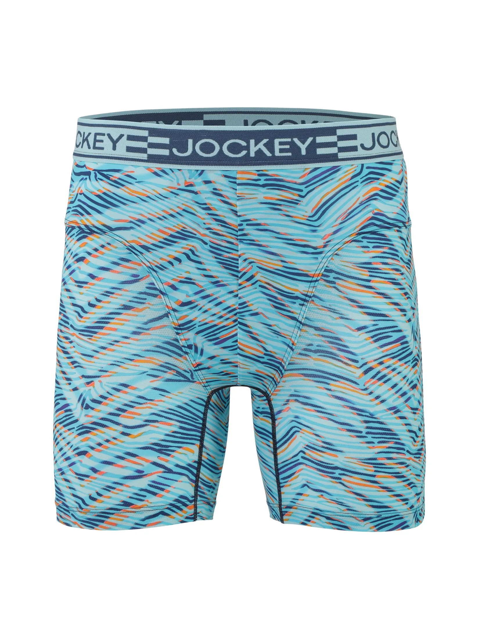 JOCKEY UNDERWEAR Men s SPORT MICROFIBER ACTIVE BOXER TRUNK BLUE