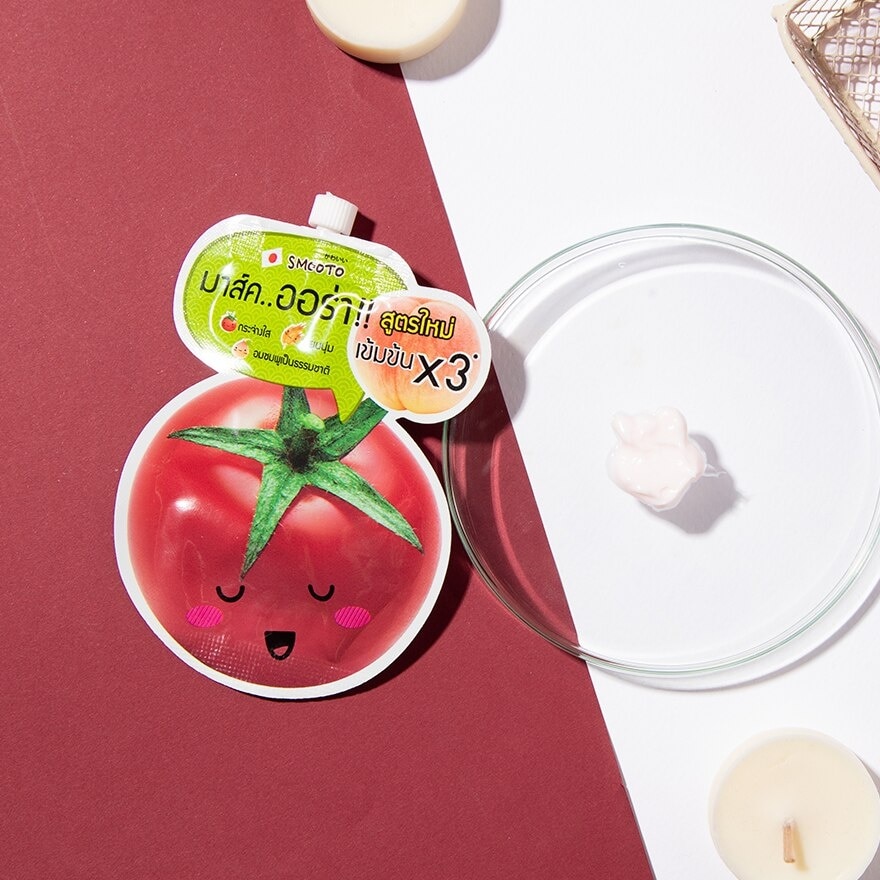 Smooto Tomato Gluta Aura Plus Sleeping Mask 10g.