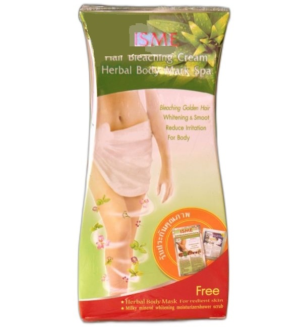 Спа набор для осветления волос на теле и отбеливания кожи Isme