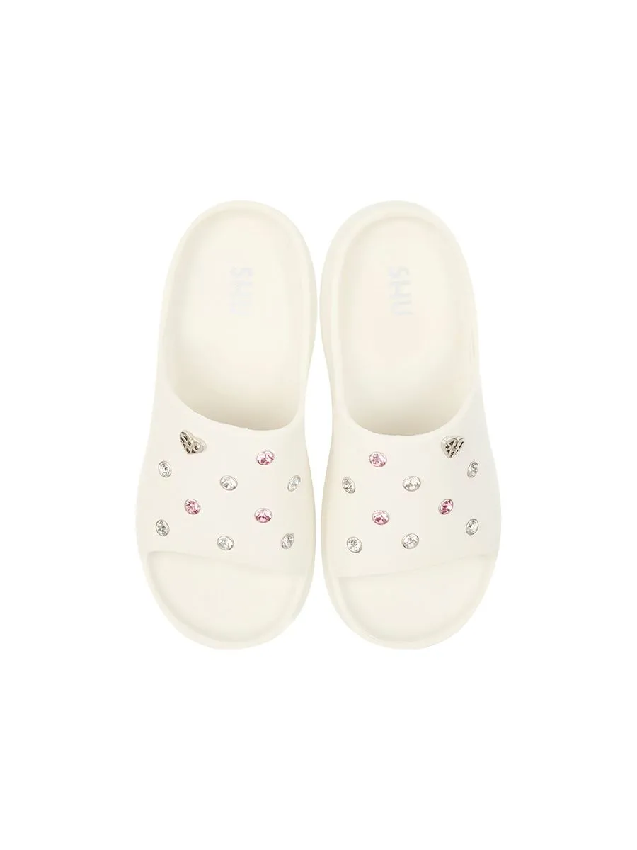 SHU WOMEN  GUMMIES 2.5" TINY DIAMONDS - WHIPPED CREAM