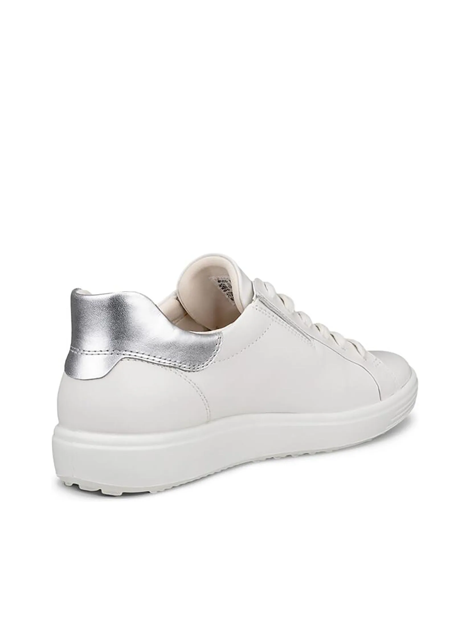 ECCO Women Sneakers Soft7 White/Pure Silver