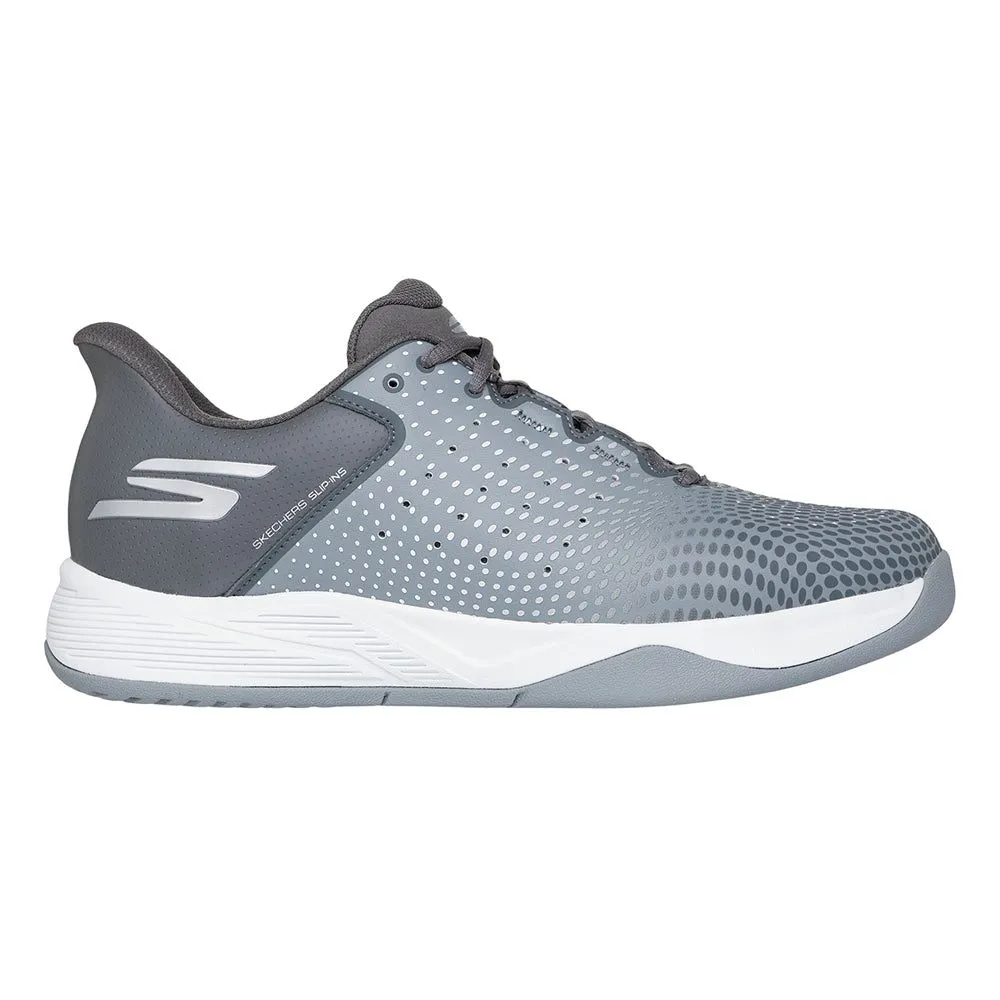 SKECHERS Slip-ins® Relaxed Fit®: Viper Court Reload Men Indoor Court Shoes Grey - SK108SH684EMTH