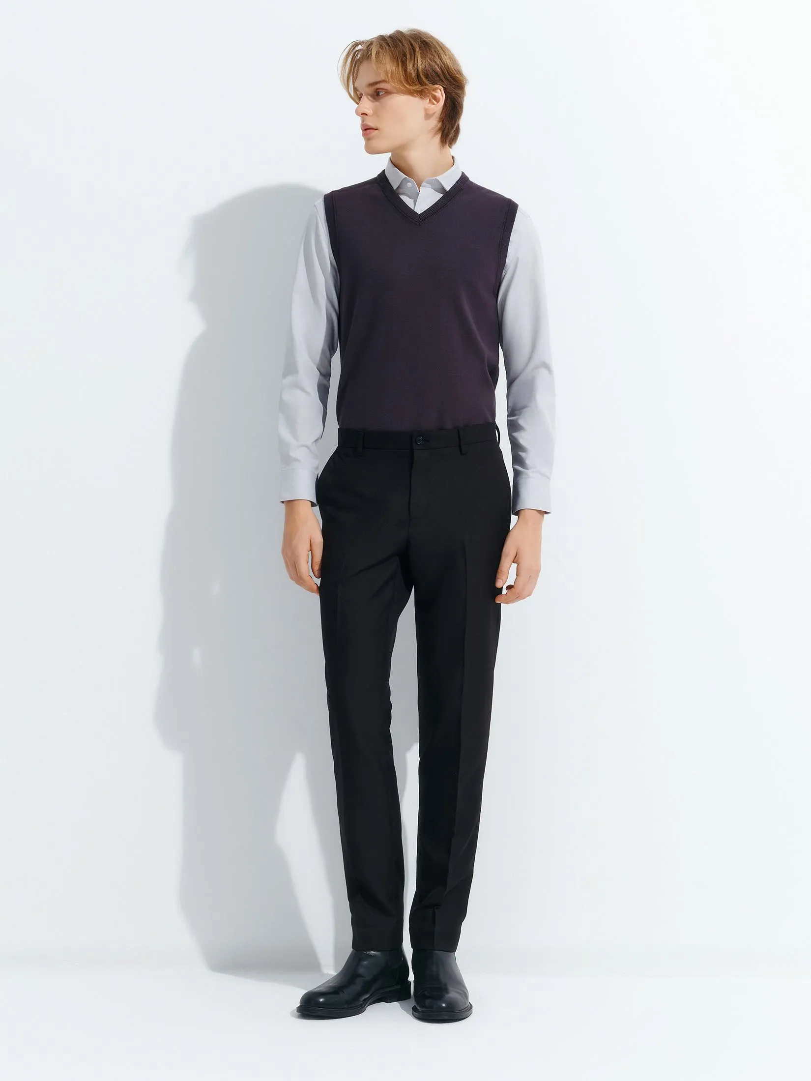 G2000 Men Clothing Anti-Static Suit Pants  Smart Fit - Black