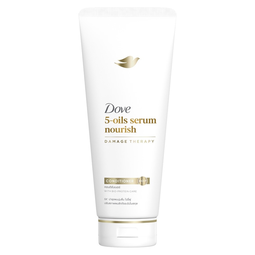 Dove Conditioner 5-Oils Serum Nourish 350 Ml. - Brown