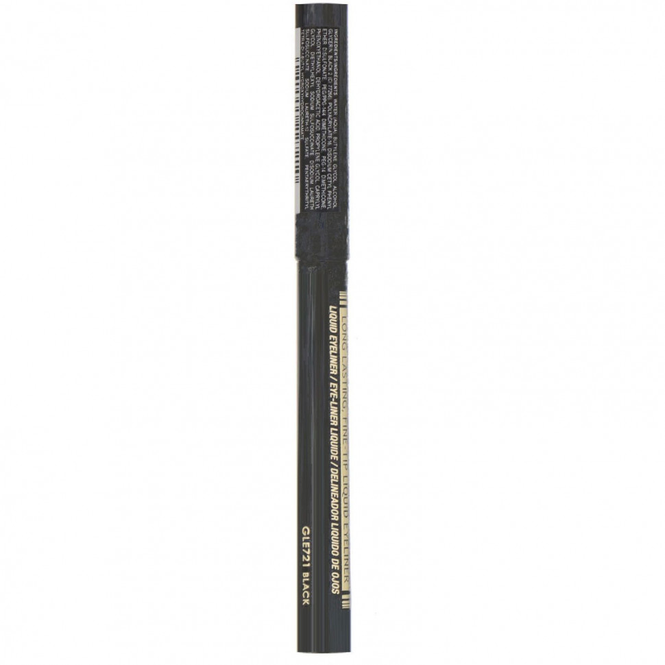 L.A. Girl, Жидкая подводка для глаз Fineline Liquid Eyeliner, цвет Black, 1,1 мл