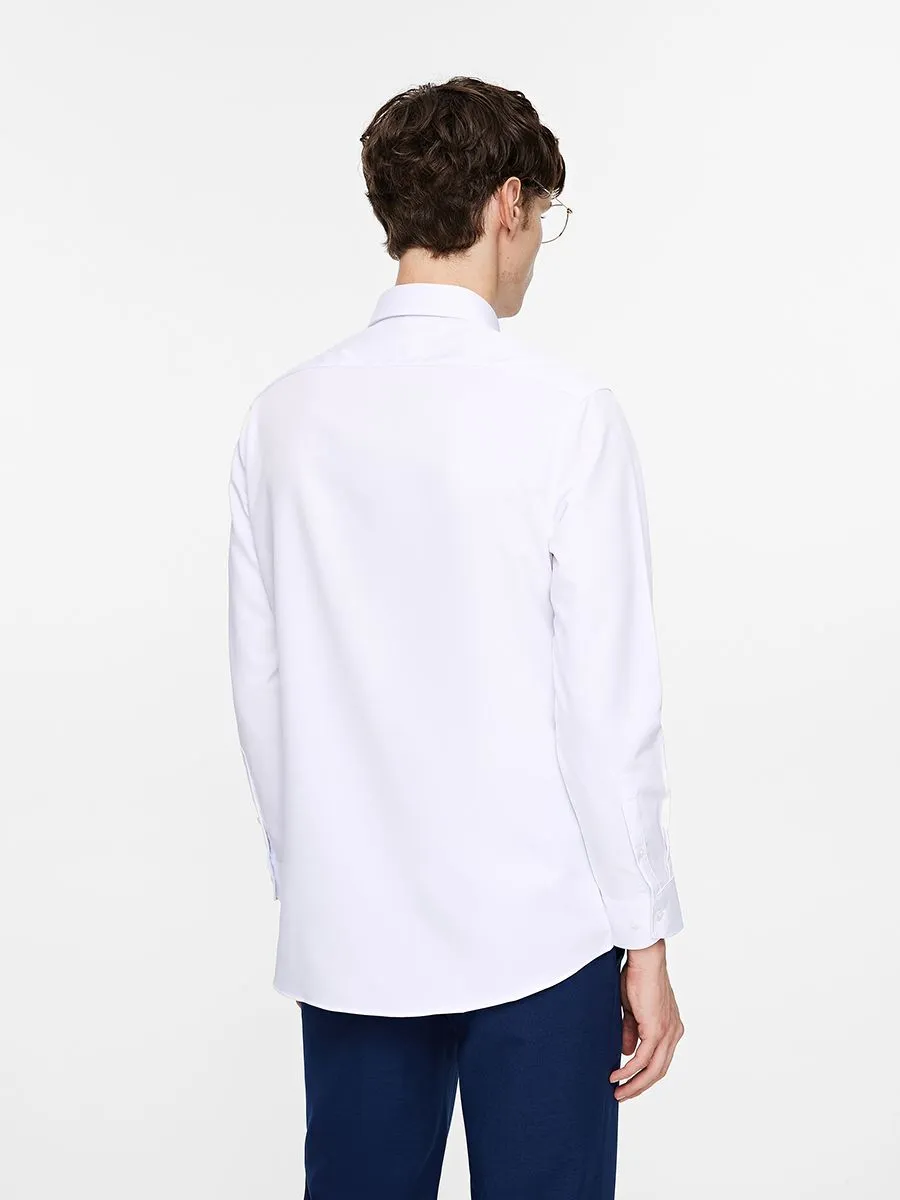 G2000 Men Clothing Long Sleeves Formal Shirt  Smart Fit  White