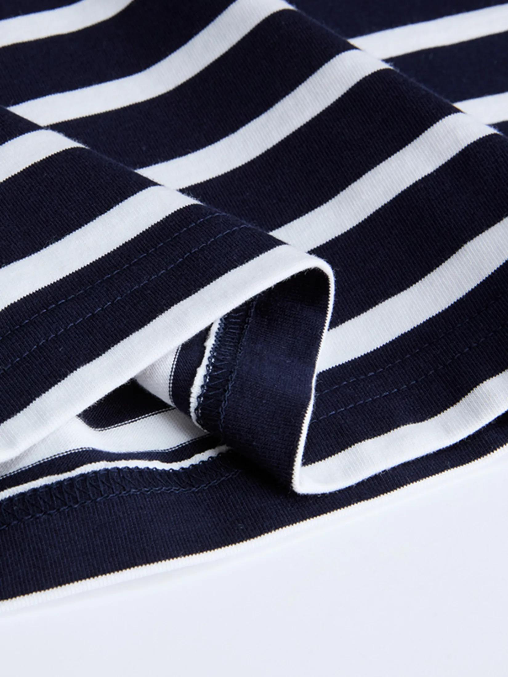 GIORDANO Men s Online Exclusive Timeless Comfort Striped T-shirt (Korea) Navy x Blue x White