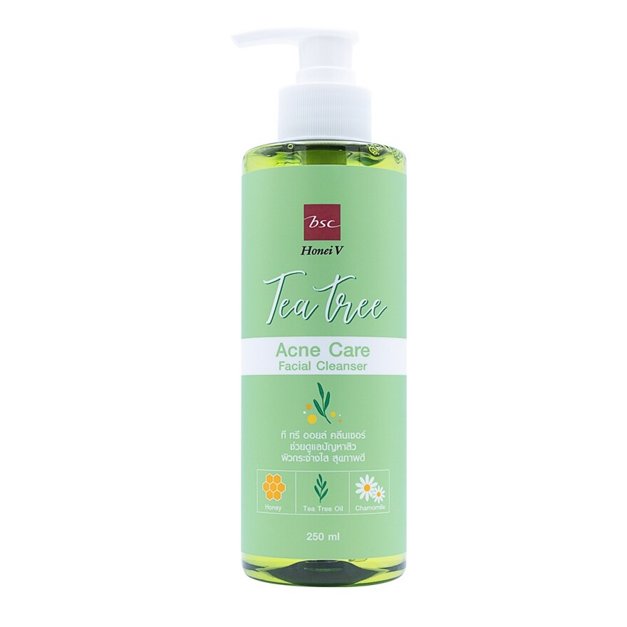 Honei V Bsc Tea Tree Acne Care Facial Cleanser 250ml.