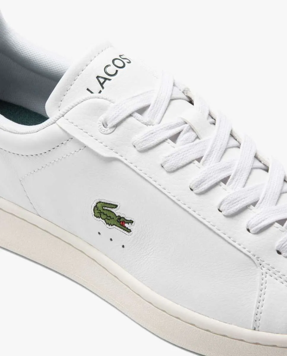 LACOSTE Men’s Lacoste Carnaby Pro Leather Premium Trainers White
