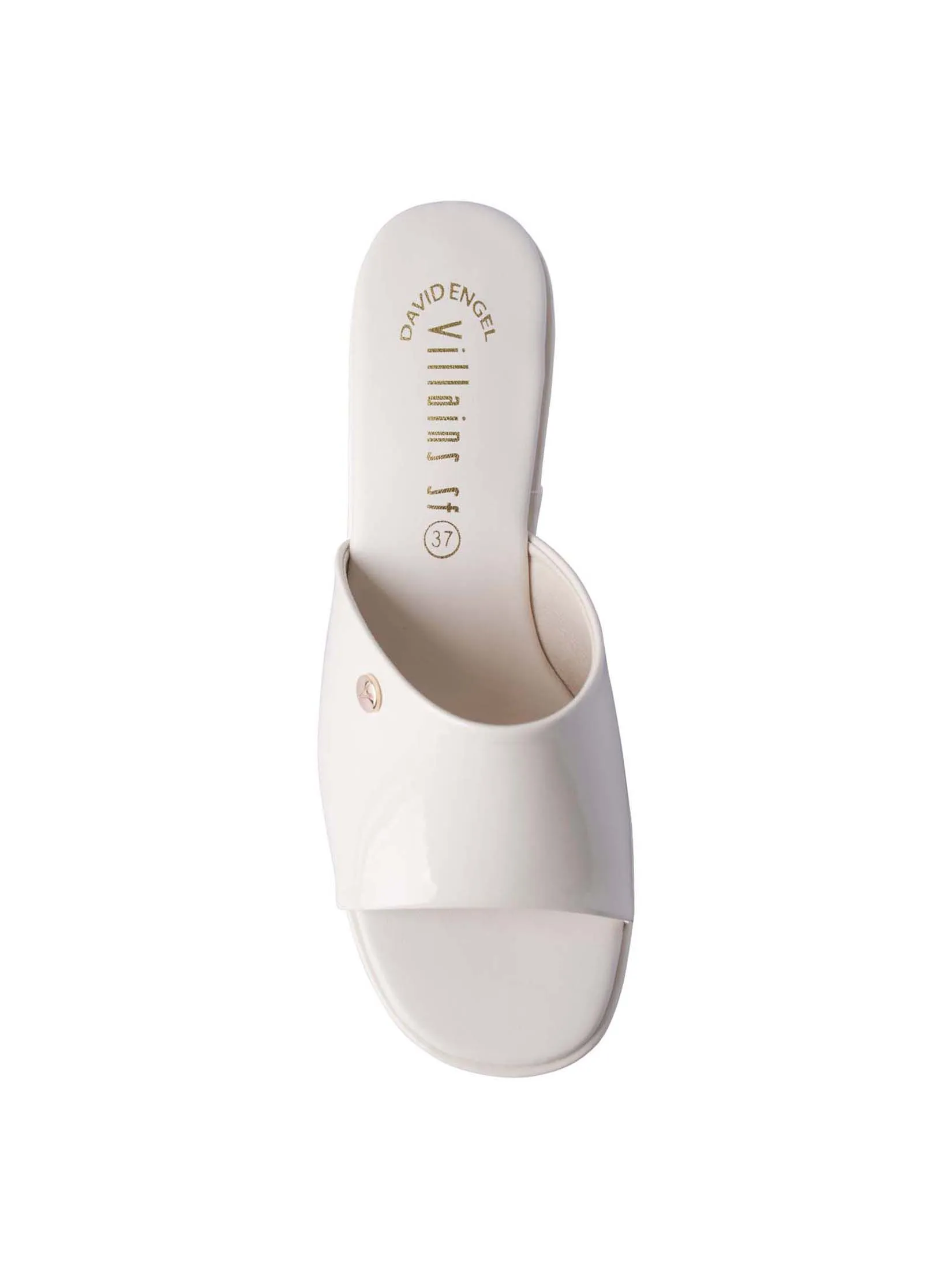 VILLAINS SF GENTLE BREEZE Women's Heeled Sandals OFF WHITE PATENT