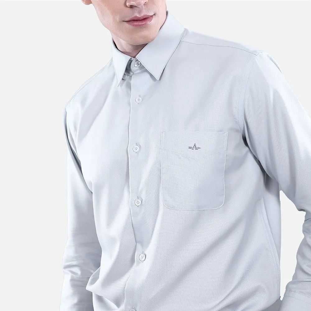 ARROW NON IRON LONG SLEEVE SHIRT Comfort Fit Grey Color