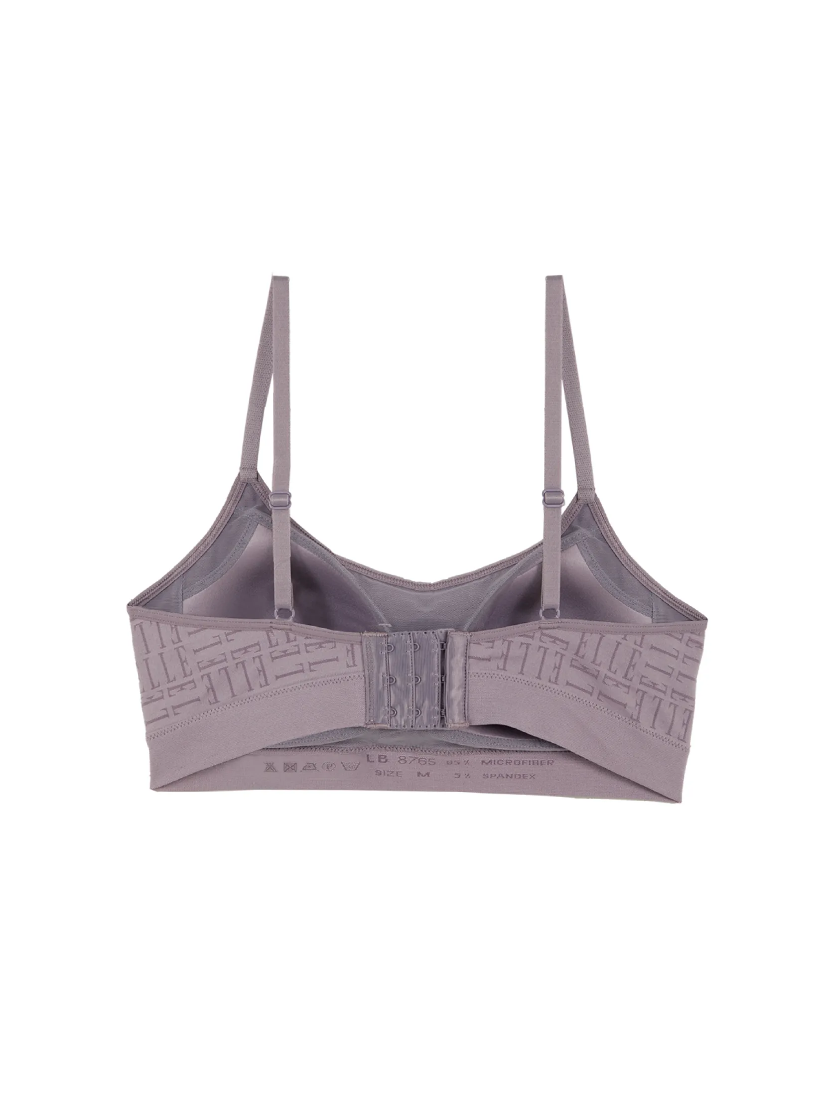 ELLE LINGERIE Women's Seamless strapless bra with padding model LB8765 - Lavender