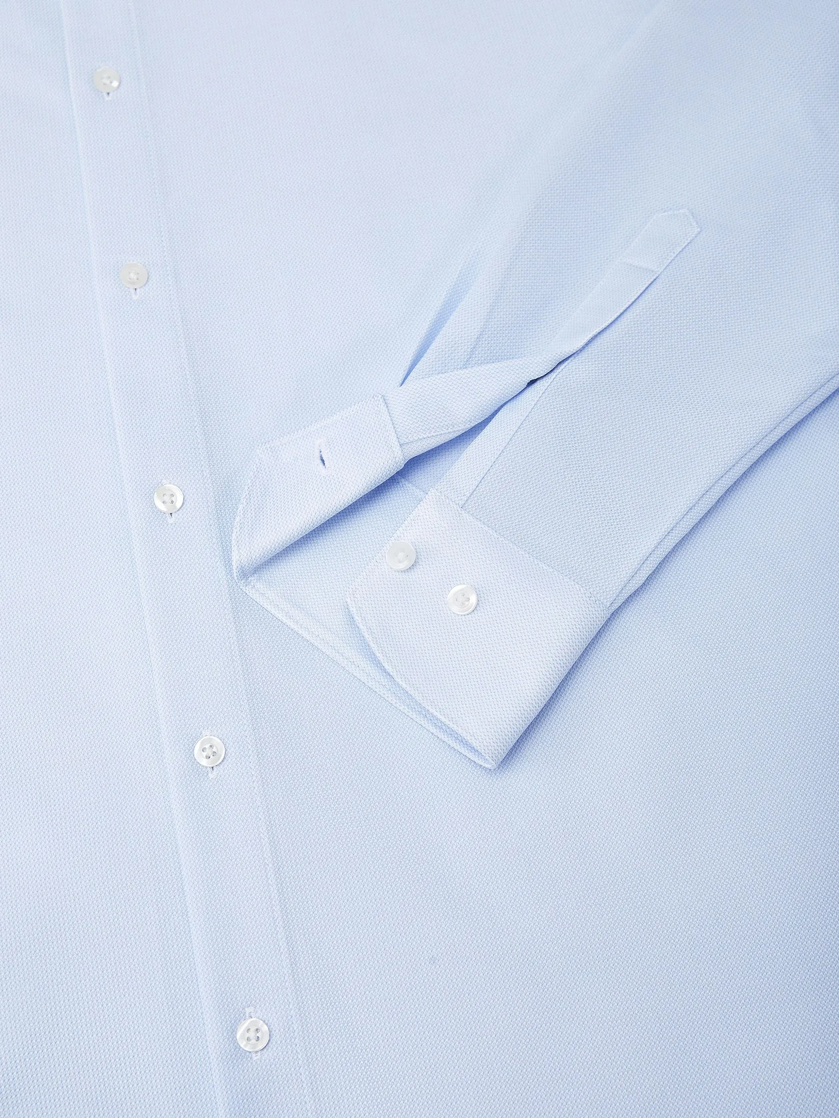 G2000 Men Clothing Non-Iron Dry 2 Tone Dry Shirt  Smart Fit - Blue