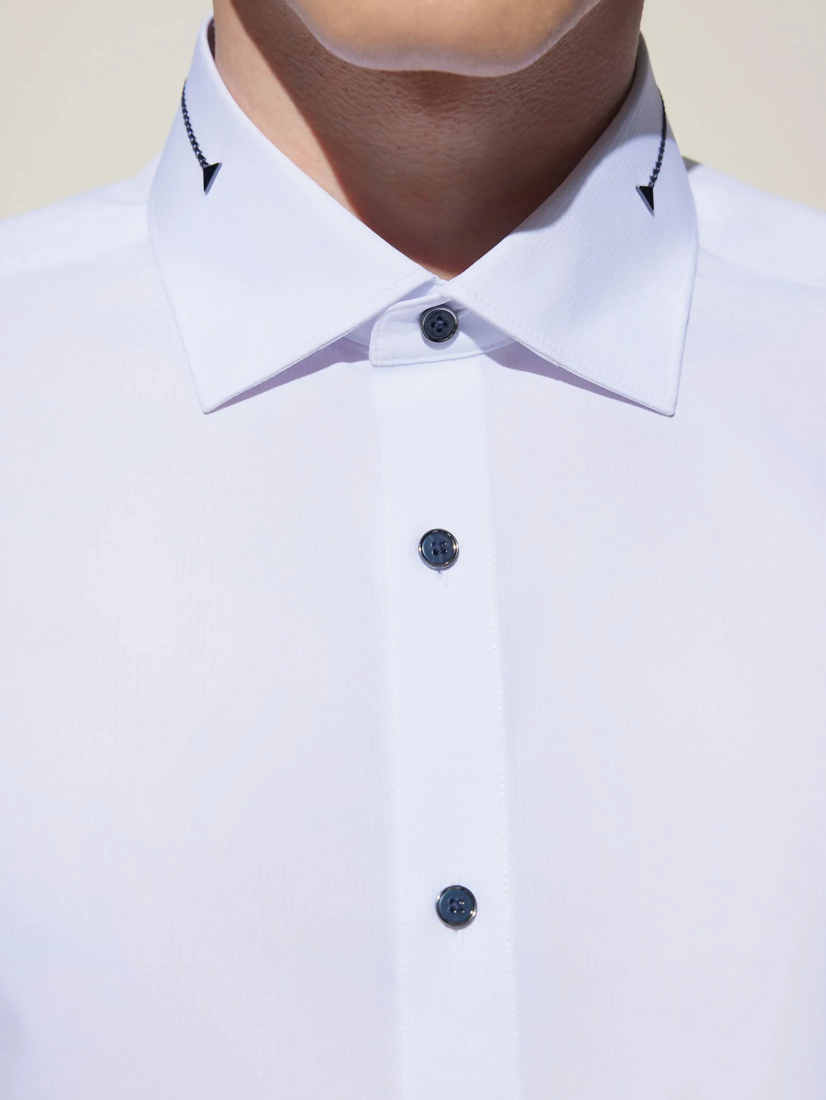 G2000 Men Clothing Non-Iron Dry Stripe Shirt  Smart Fit - 5112337200 - White