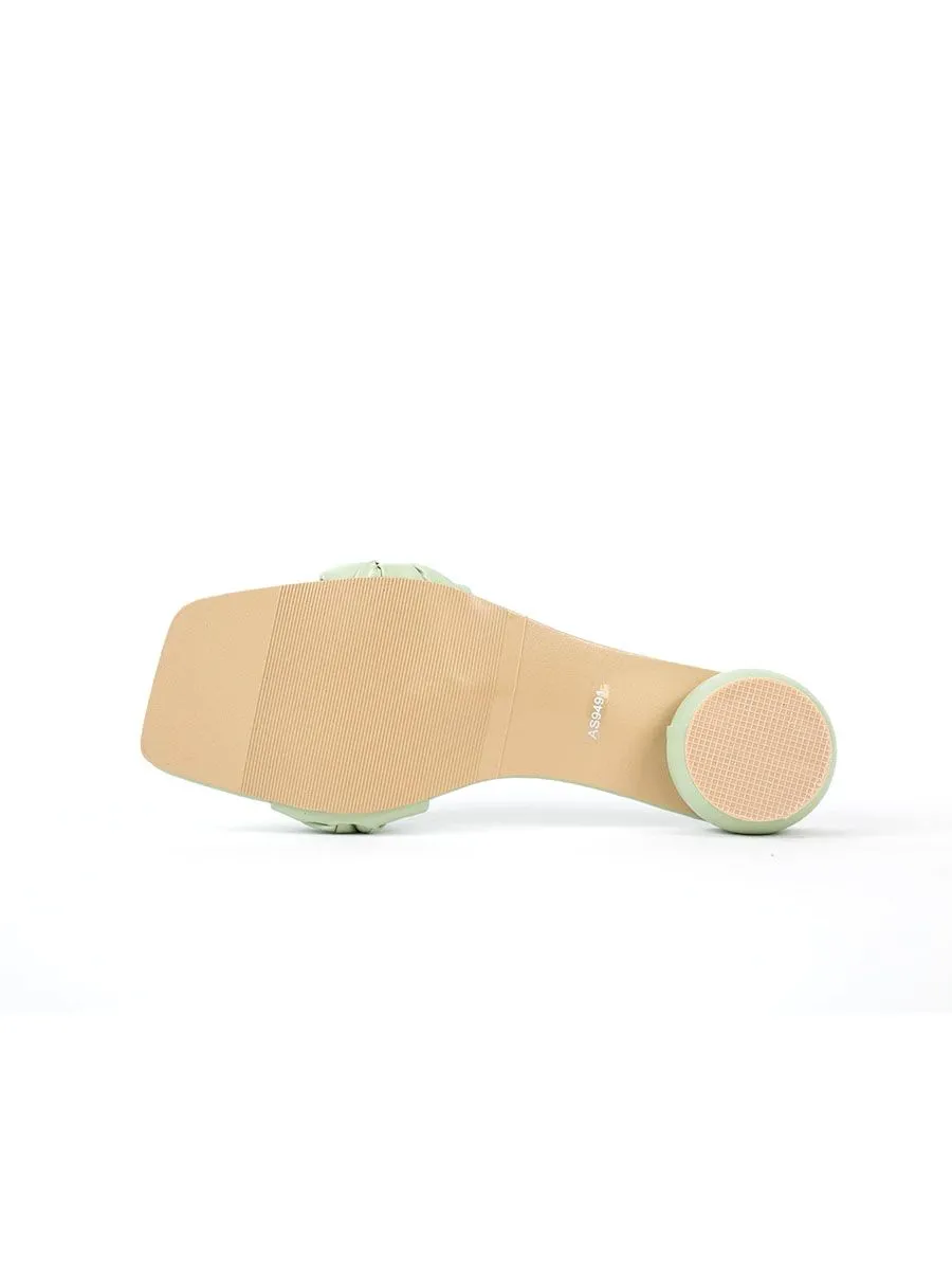 ATAYNA Women's Heels Sandals AS Green