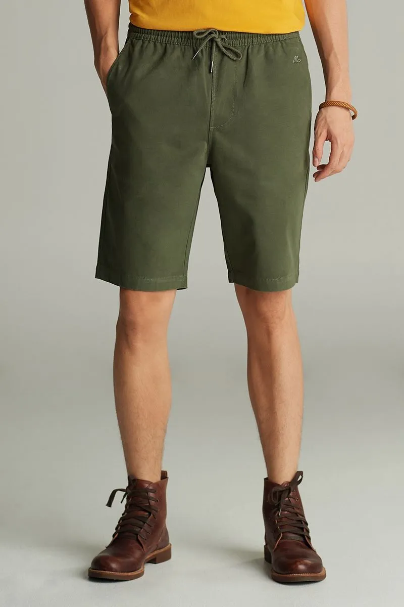 MC JEANS Short pants Green MCJZ059