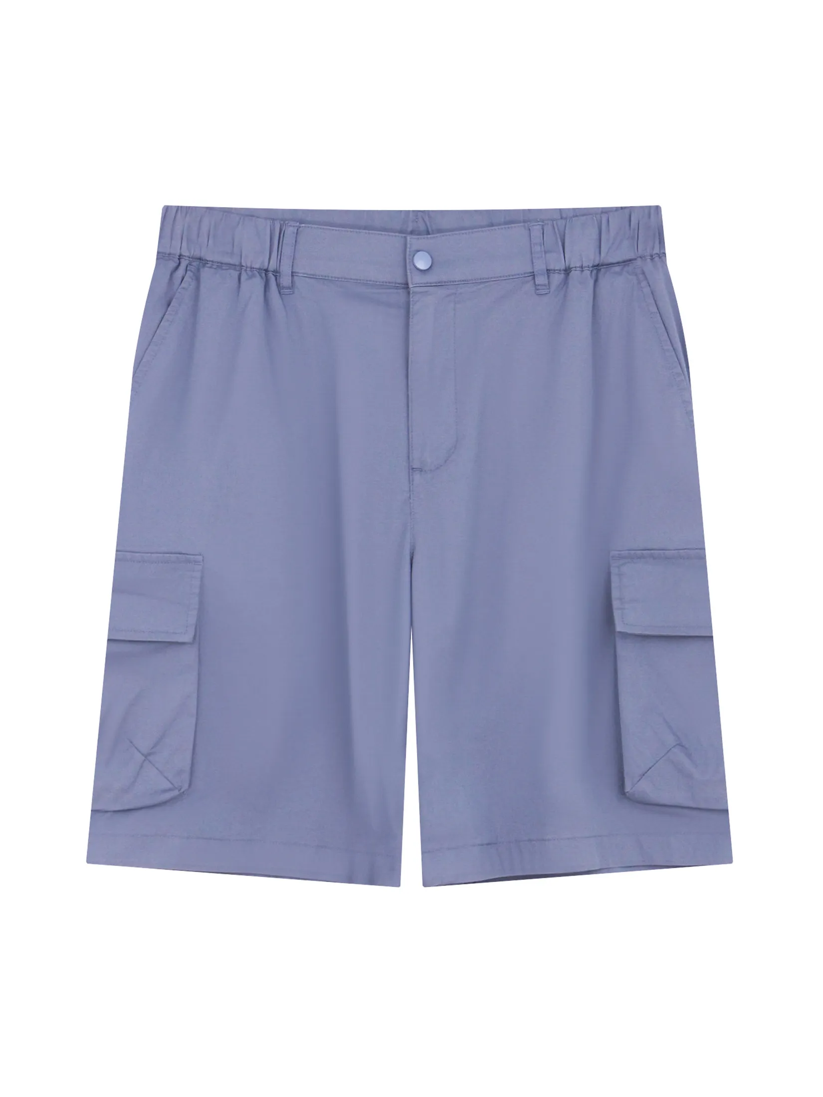 GIORDANO Men s Relax Easy Care Cool Cargo Shorts Troposphere purple Size - L