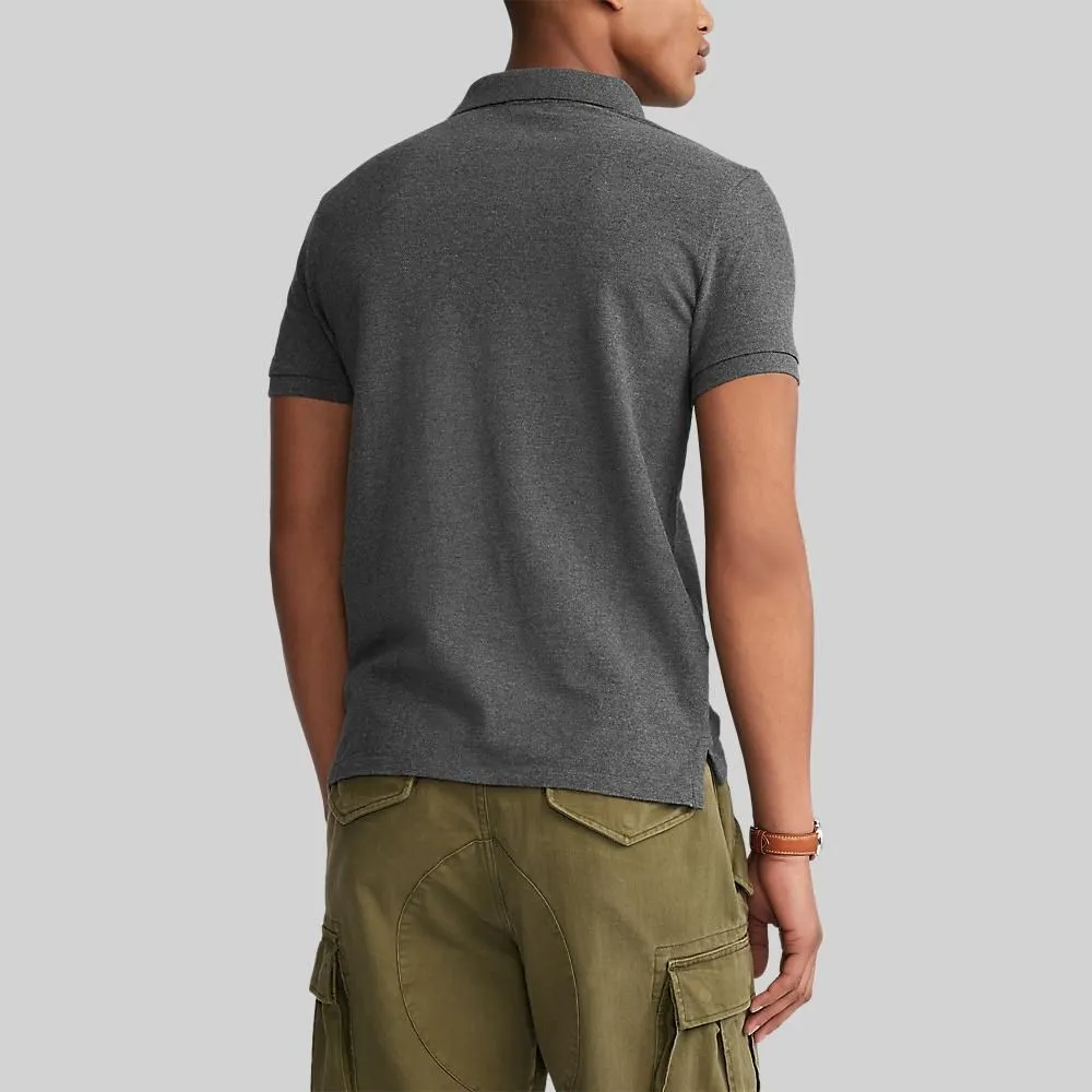 POLO RALPH LAUREN Polo Ralph Lauren POLO-Custom Slim Fit Mesh Polo Shirt MNPOKNI1N820484 020 GREY