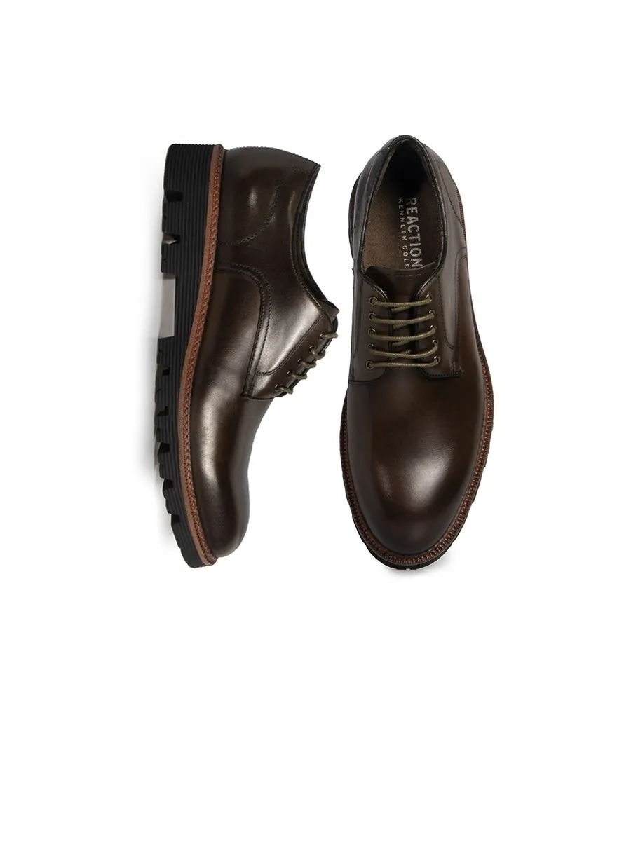 KENNETH COLE MEN DRESS SHOES DANIEL CHUNKY / GREEN