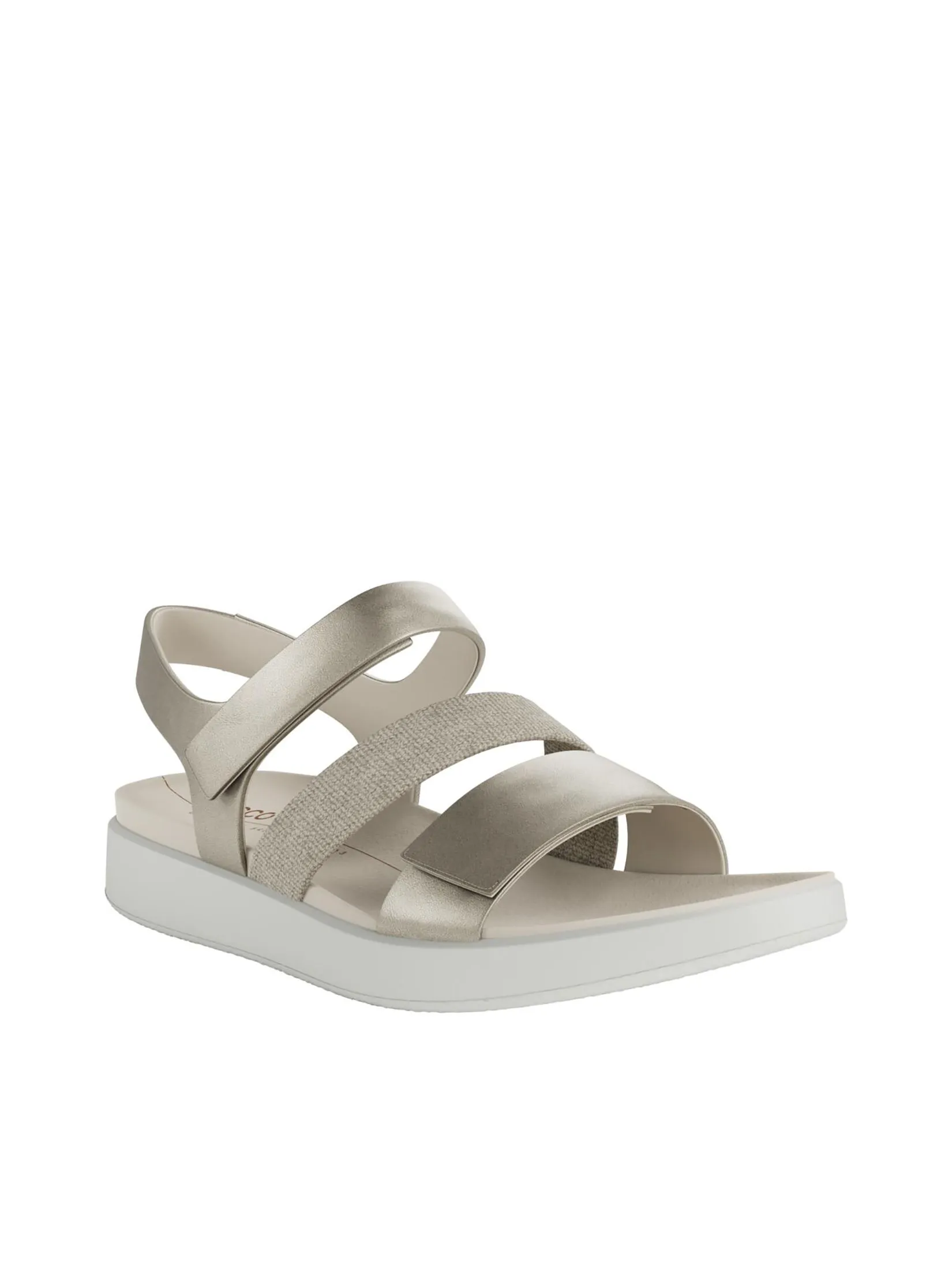 ECCO Women Sandals Flowt Pure White Gold