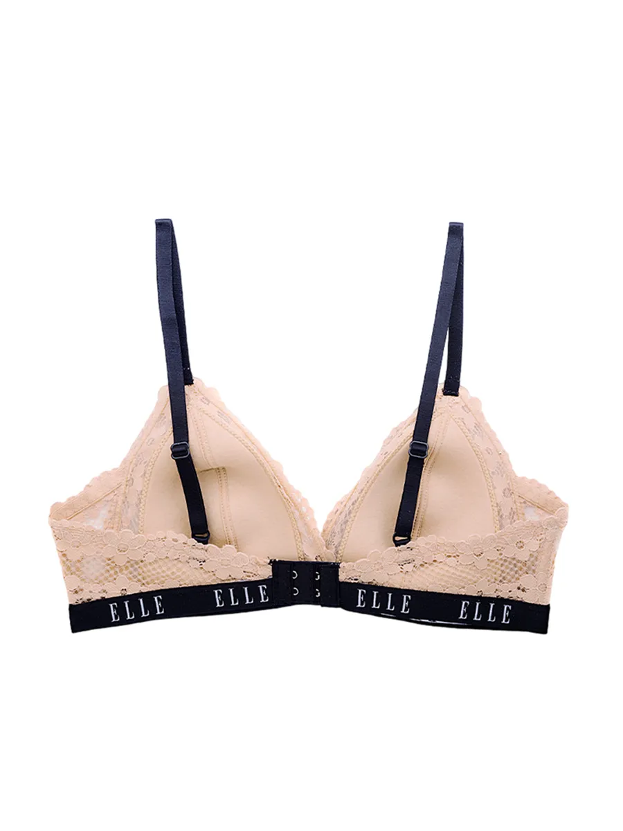 ELLE LINGERIE BRASSIERE PADDED BRA BEIGE