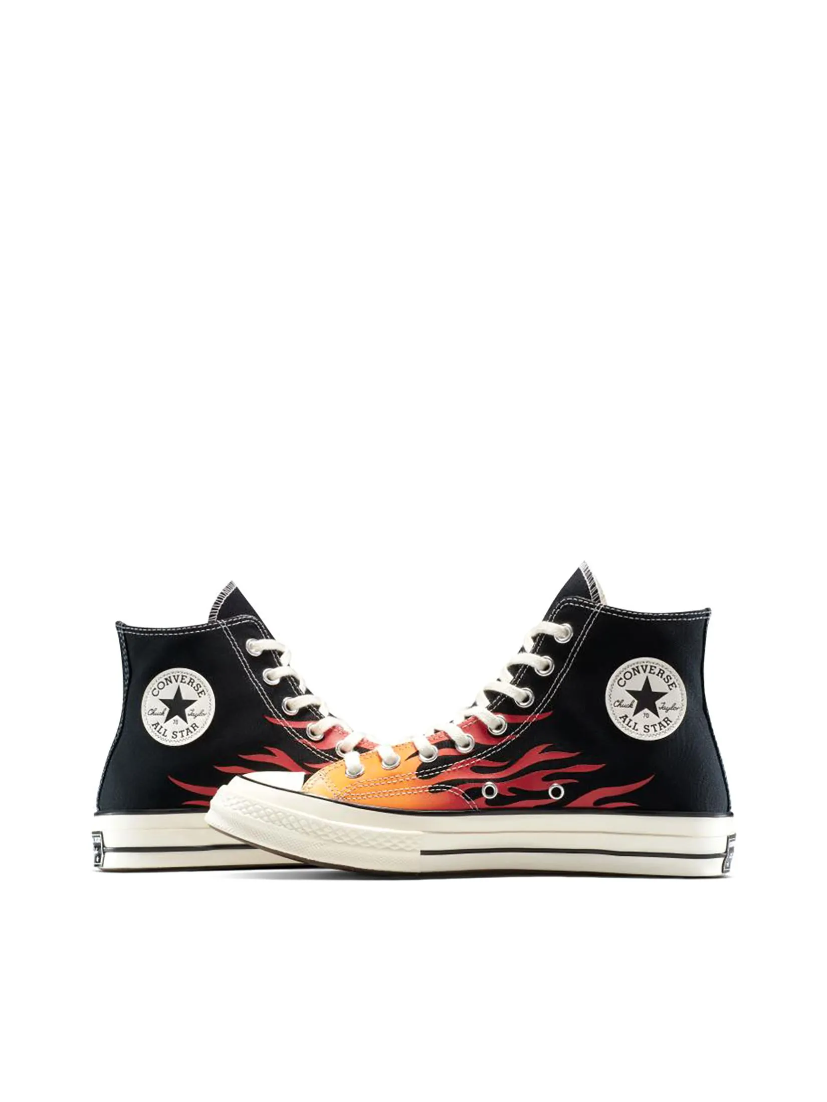 CONVERSE Men Sneakers Chuck 70 Archive G.I.D. Flames Hi Black