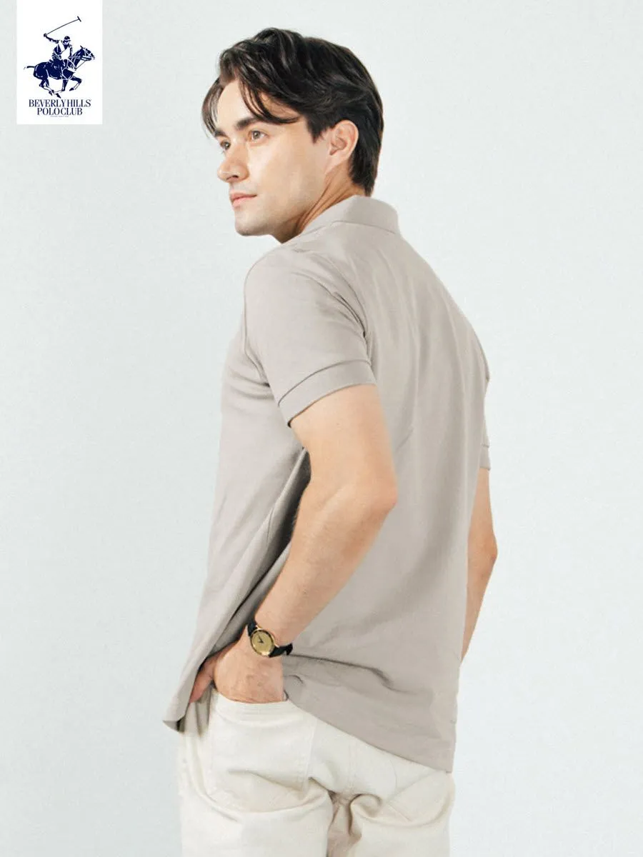 BEVERLY HILLS POLO CLUB Brown Men Polo Shirts Model BV2I002