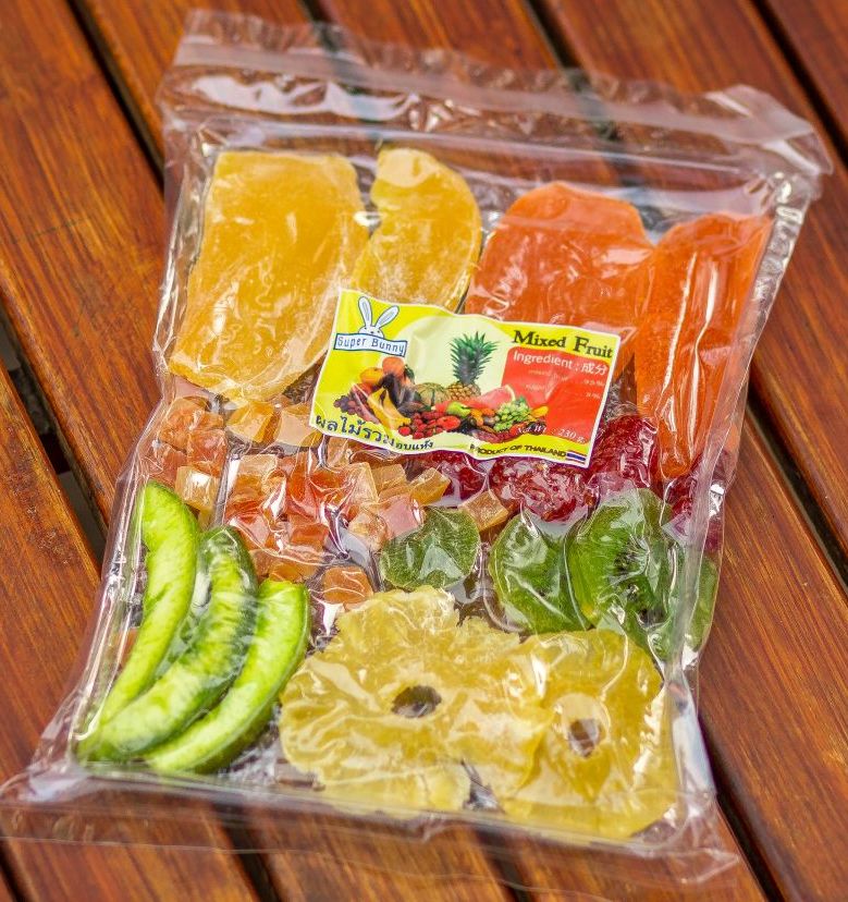 Сушеные тайские фрукты микс 250 гр