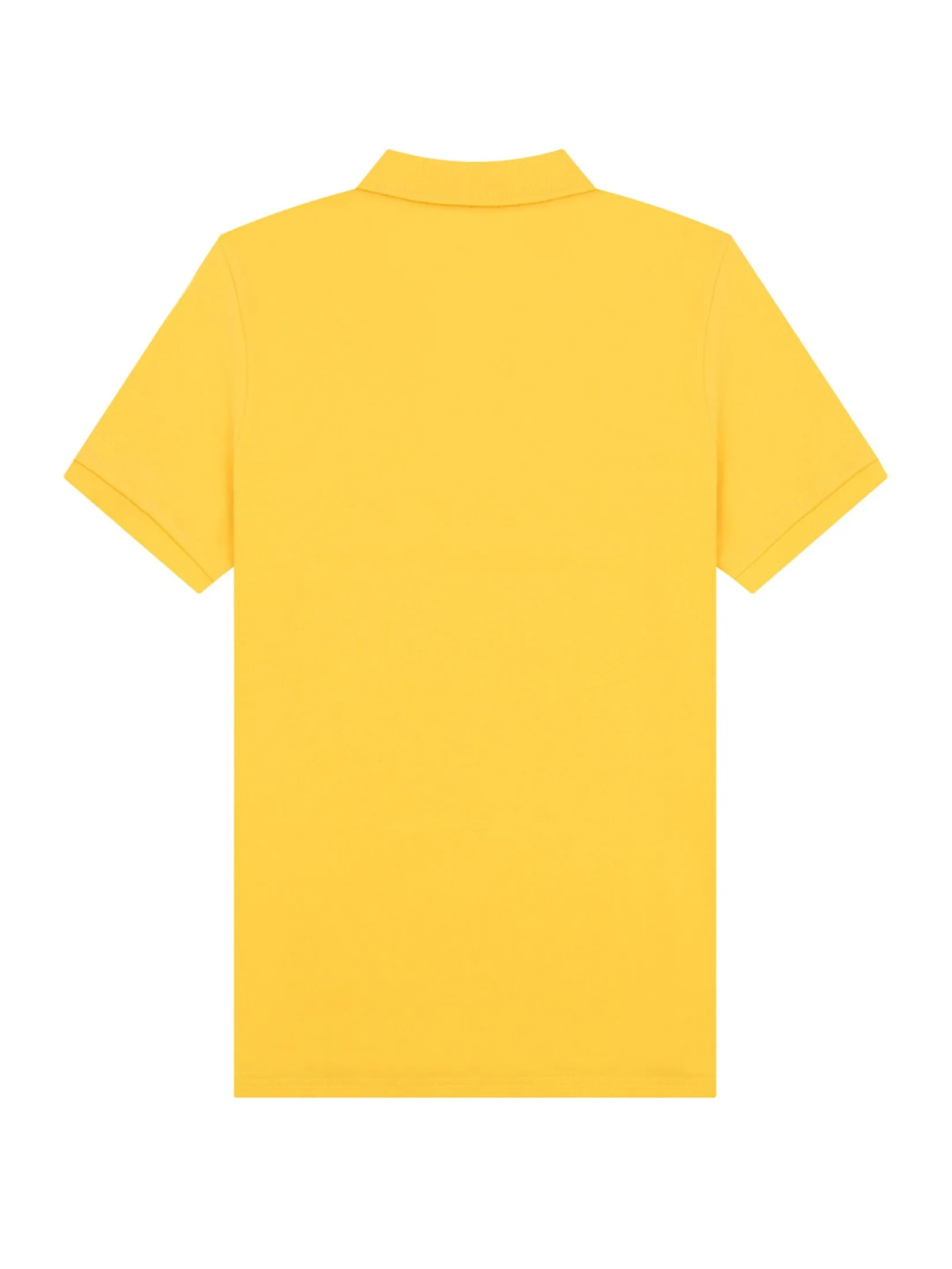 GIORDANO Men's Slim Lycra Pique Polo (Minions) Daffodil Yellow