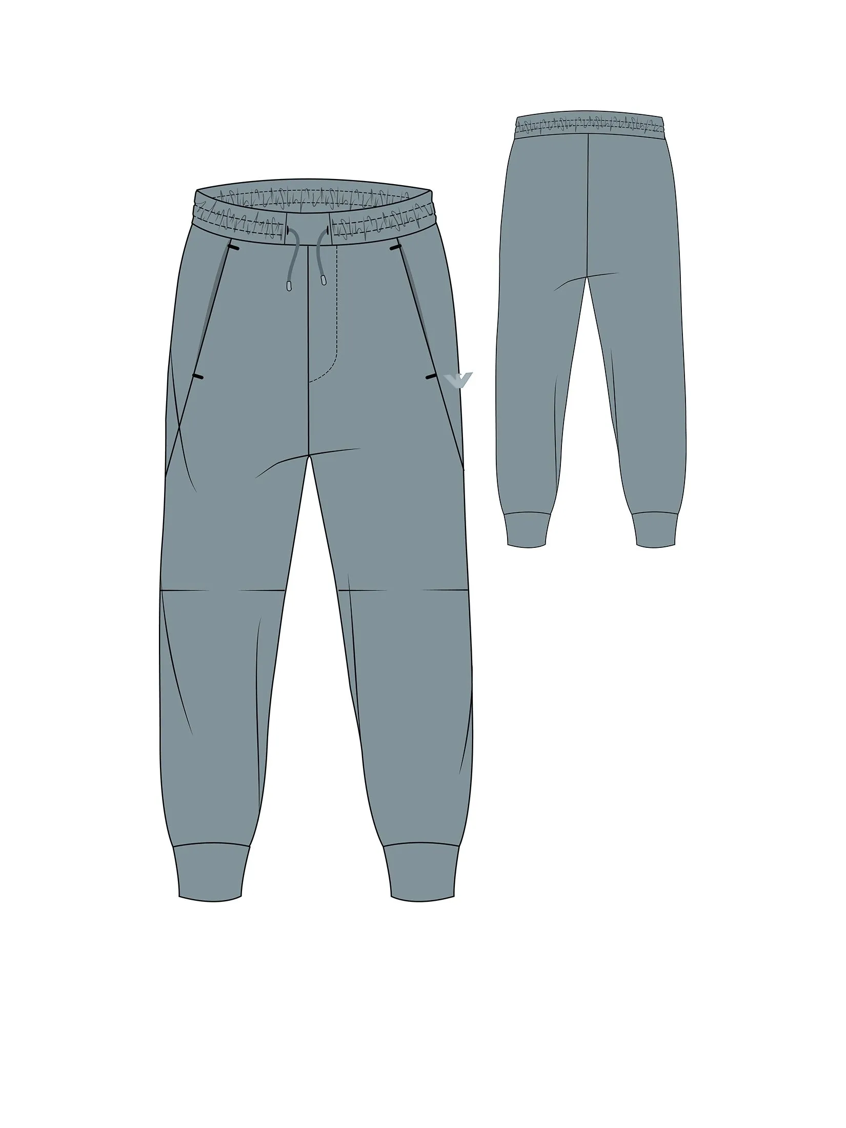 EMPORIO ARMANI Boy Straight Pants U9212 Blue