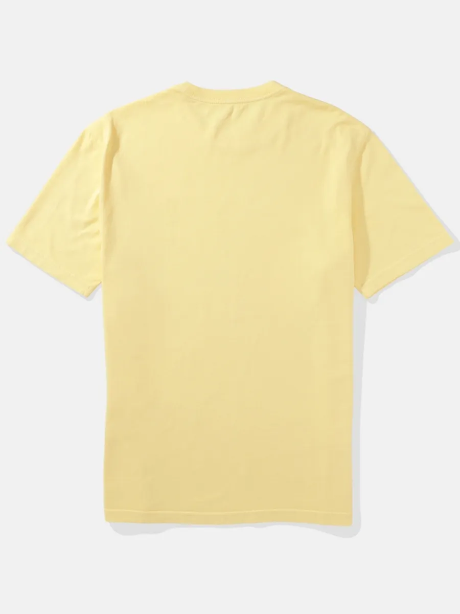 AMERICAN EAGLE MEN K - INTL SS BUTLER TEE RGD 799 YELLOW INFUSION