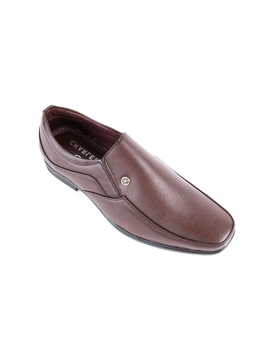 CHARLED Men's Formal CM Brown