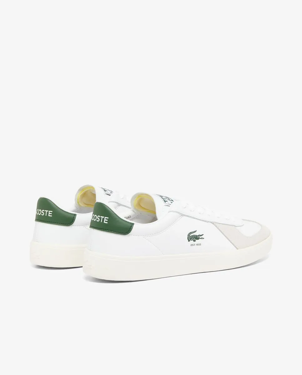 LACOSTE Men’s Baseshot Pro Leather Sneakers White