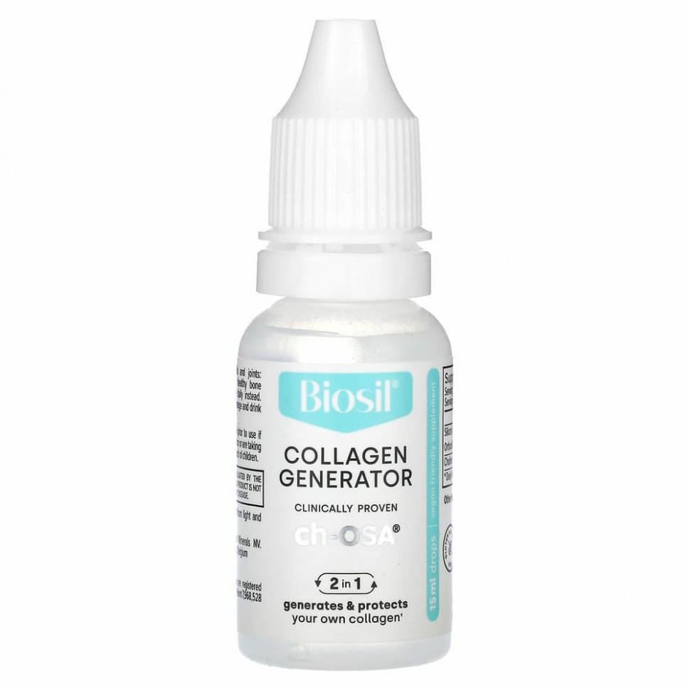 BioSil by Natural Factors, ch-OSA Advanced Collagen Generator, 15 мл (0,5 жидкой унции)