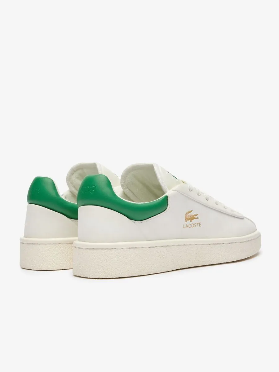 LACOSTE White Women’s Baseshot Premium Leather Trainers