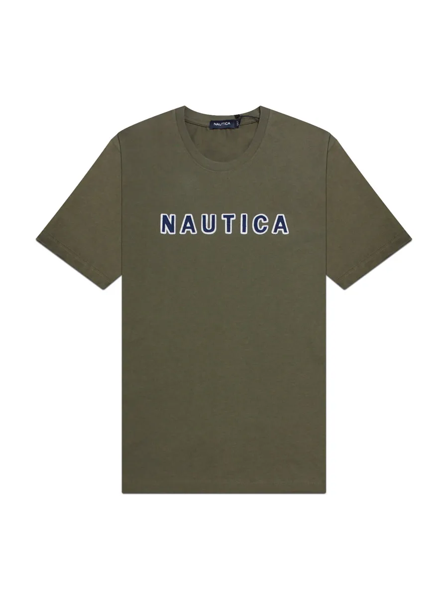 NAUTICA Men T-shirts Green Dark