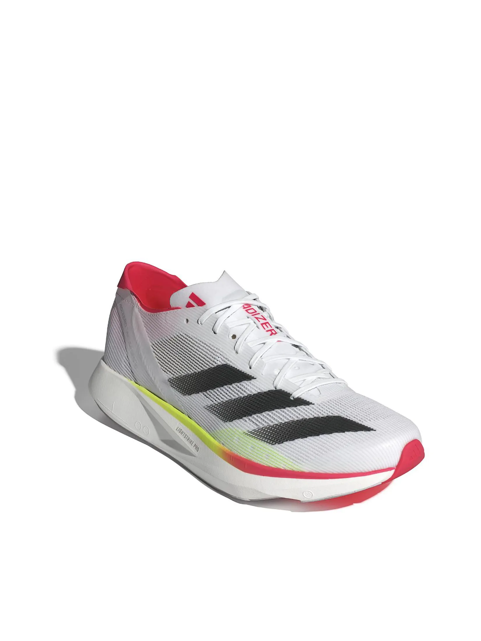 ADIDAS Men Running Shoes Adizero Takumi Sen 10 Cloud White / Core Black / Lucid Red