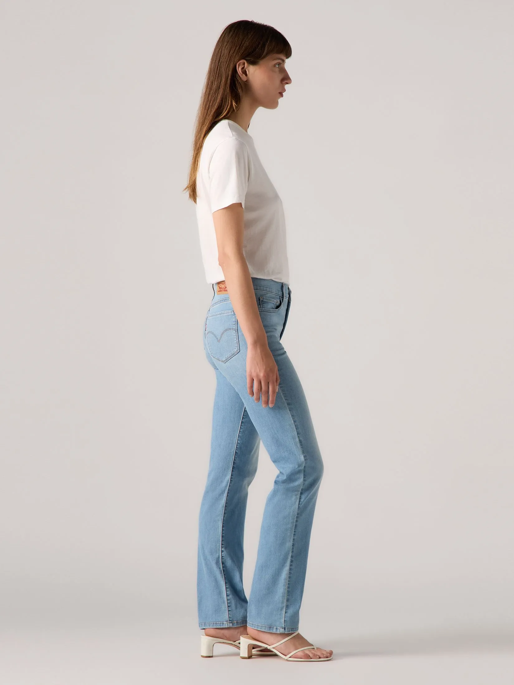 LEVI'S Women's 314 Shaping Straight Jeans Light Blue
